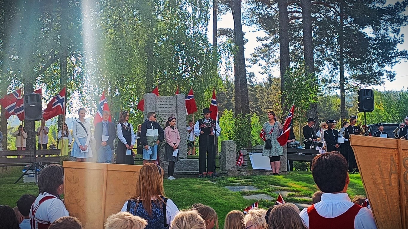 minnetale ved bauta